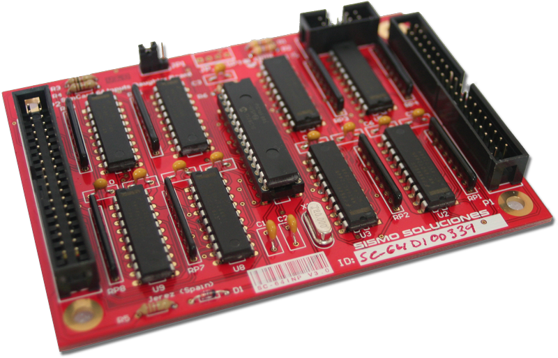 Simcard 64 Digital Inputs V3 - Electronic Component (800x547), Png Download