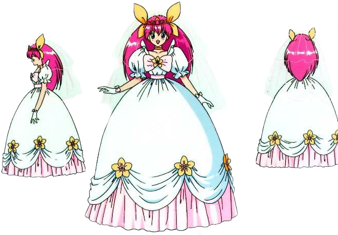 Wedding Peach Bride Pose - Wedding Peach Momoko (659x471), Png Download