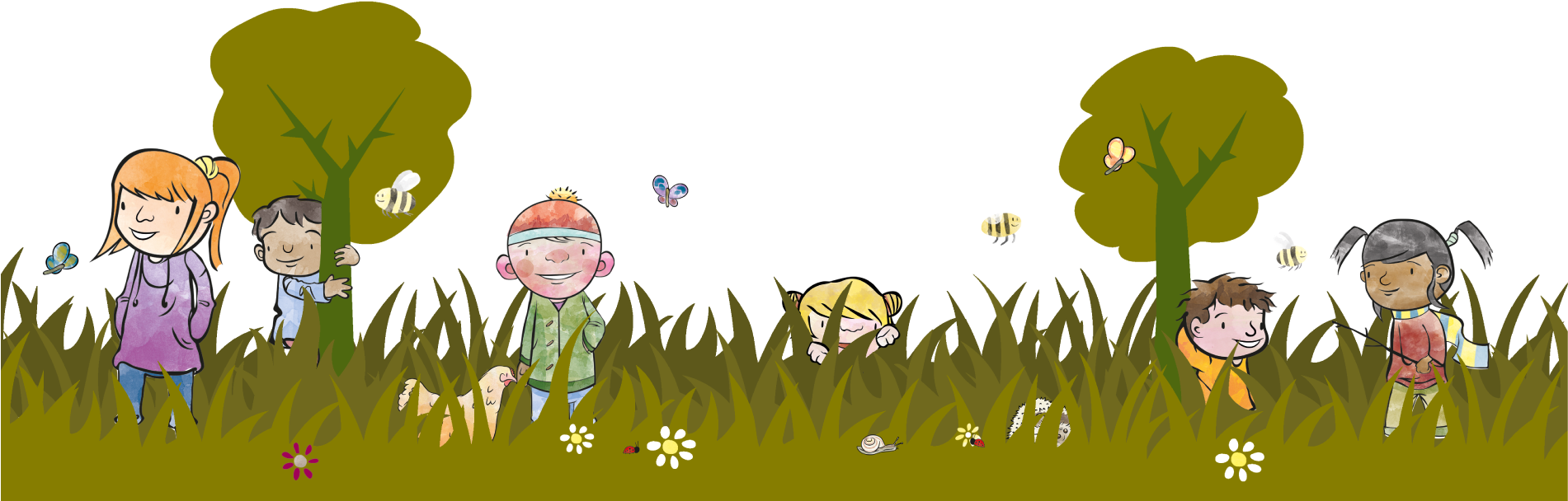 On Tuesday 6th February, Year 1 Held A 'mock' Wedding - Outdoor Learning (1900x615), Png Download