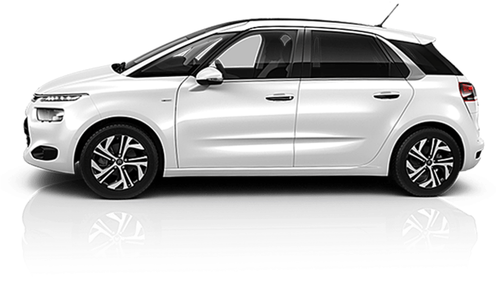 Citroen C4 Picasso White Front (1116x837), Png Download