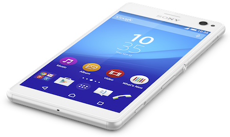 Sony Xperia Z3 Plus White (450x268), Png Download