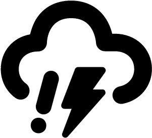 Lightning And Hail Vector - Lightning (400x400), Png Download