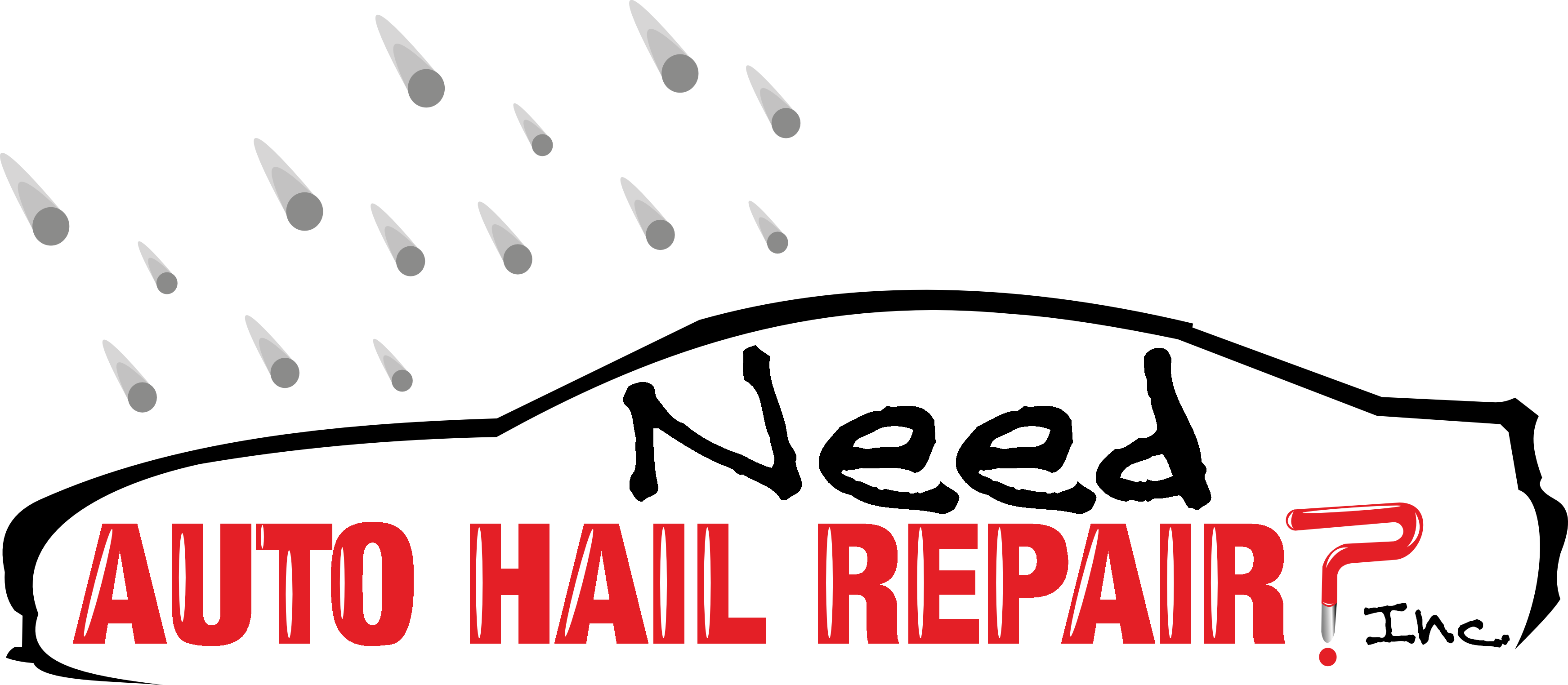 Need Auto Hail Repair (3487x1524), Png Download