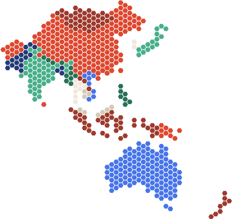 Give2asia Map File Edited (1000x964), Png Download