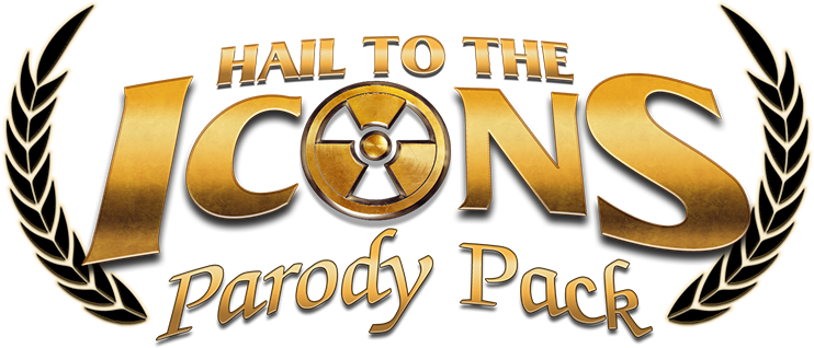 Hail To The Icons Parody Pack - Logo (768x450), Png Download