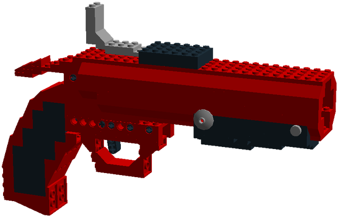 Pause - Tf2 Lego Flare Gun (1100x446), Png Download