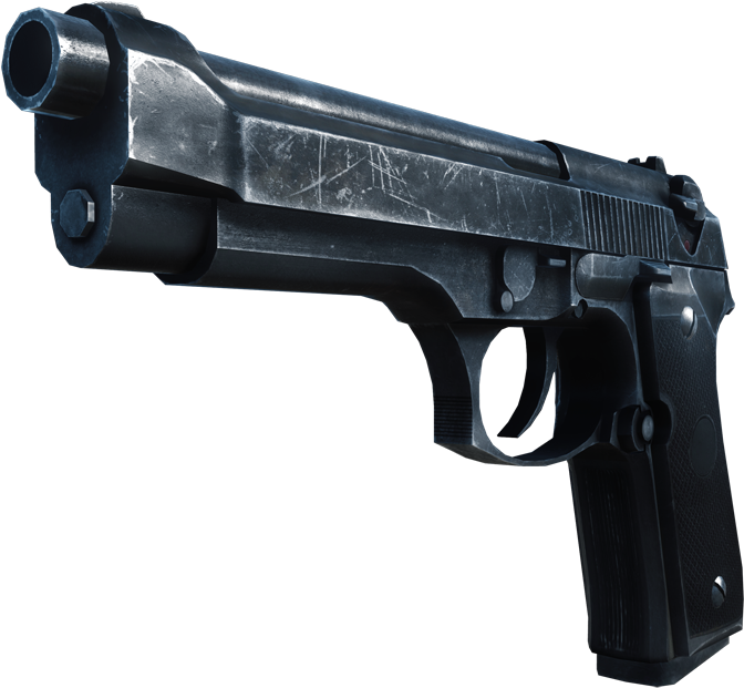The M9 Is A Semi-automatic Pistol Developed By Italian - Five Seven Forest Night (1000x812), Png Download