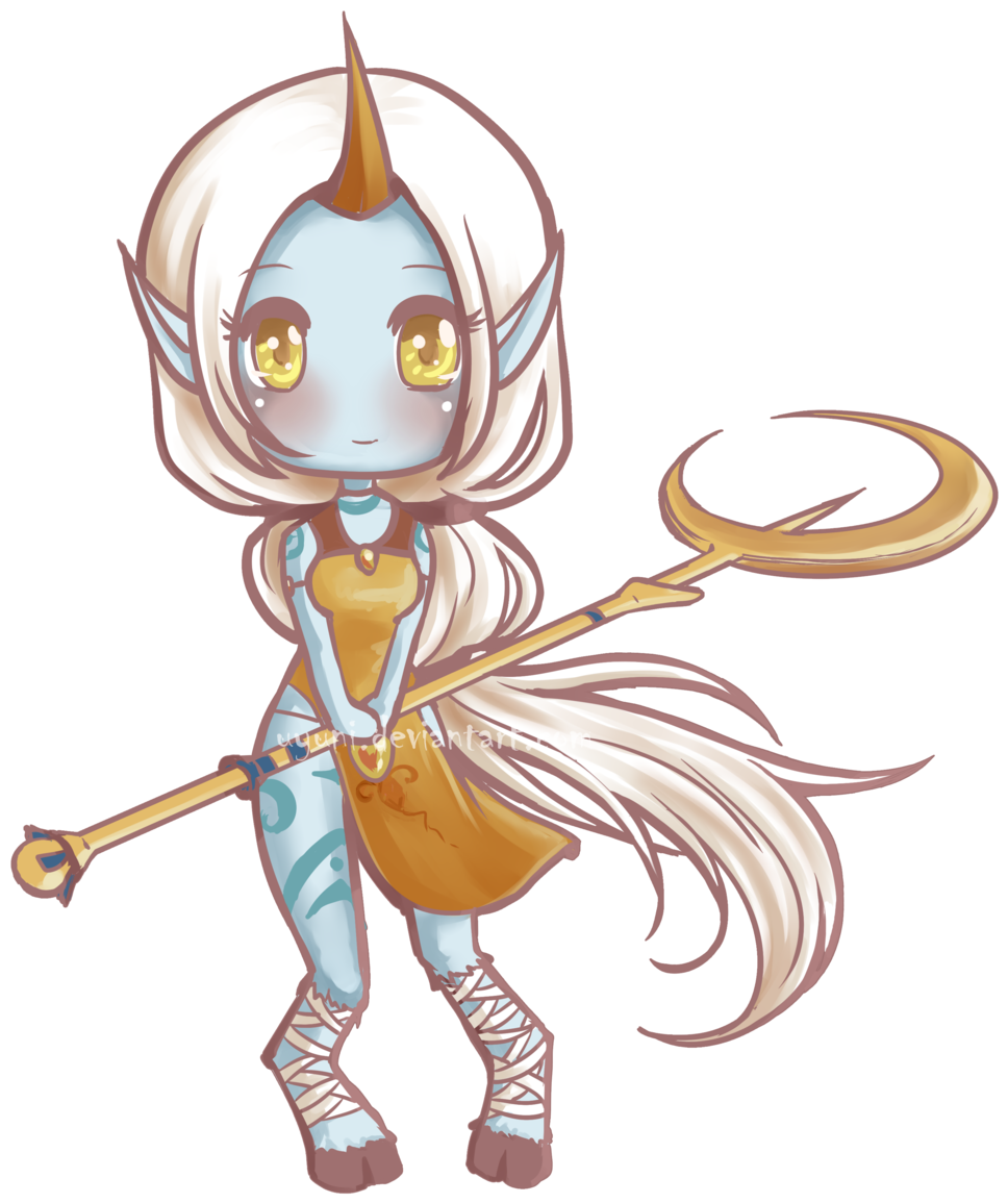League Of Legends Guide - League Of Legends Soraka Chibi (1024x1384), Png Download