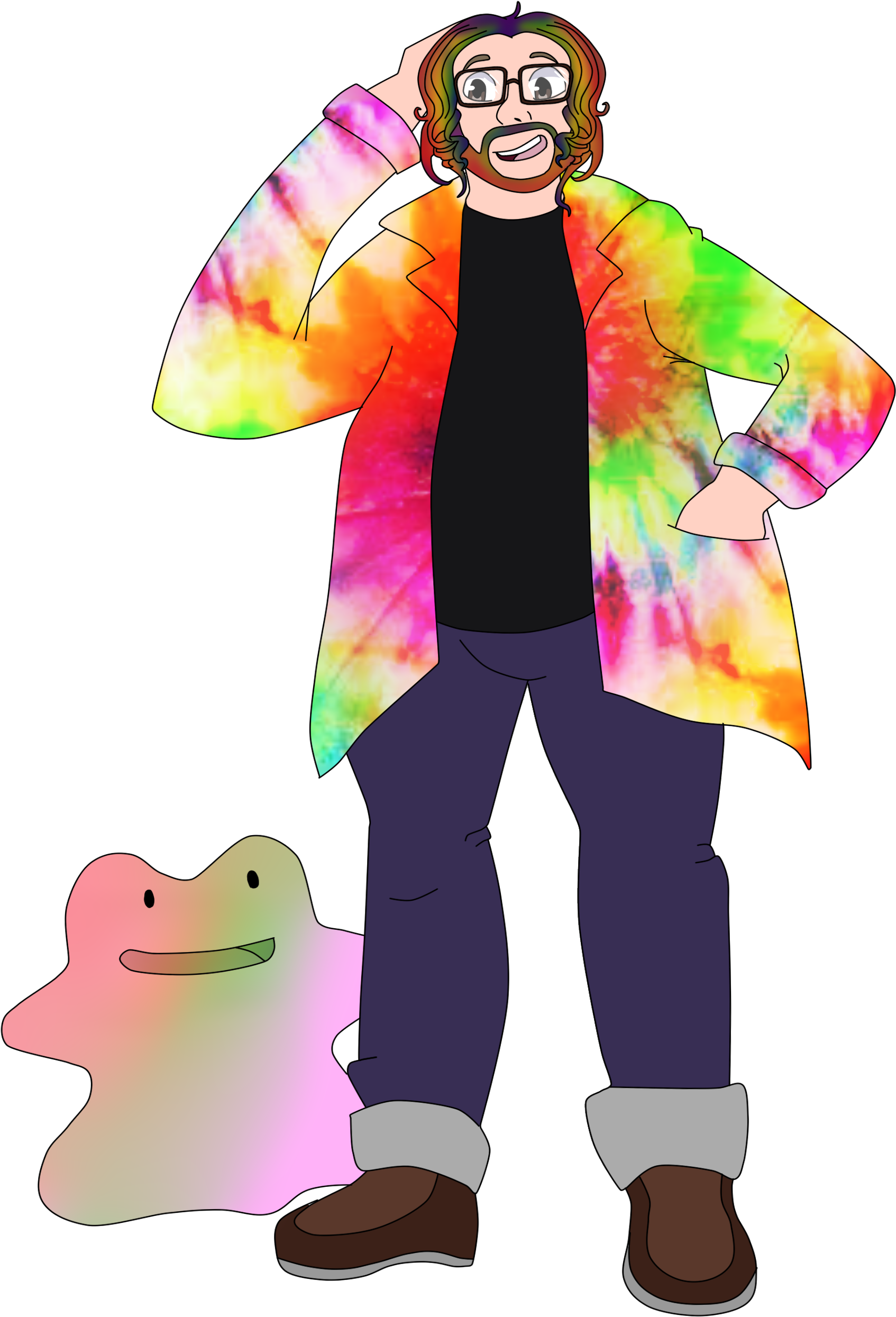 Ousted From His Comfortable Gym In Kanto, His Friendly - Illustration (2000x2600), Png Download