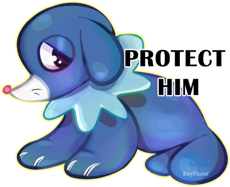Team Popplio Fans Unite - Protect Popplio (500x423), Png Download