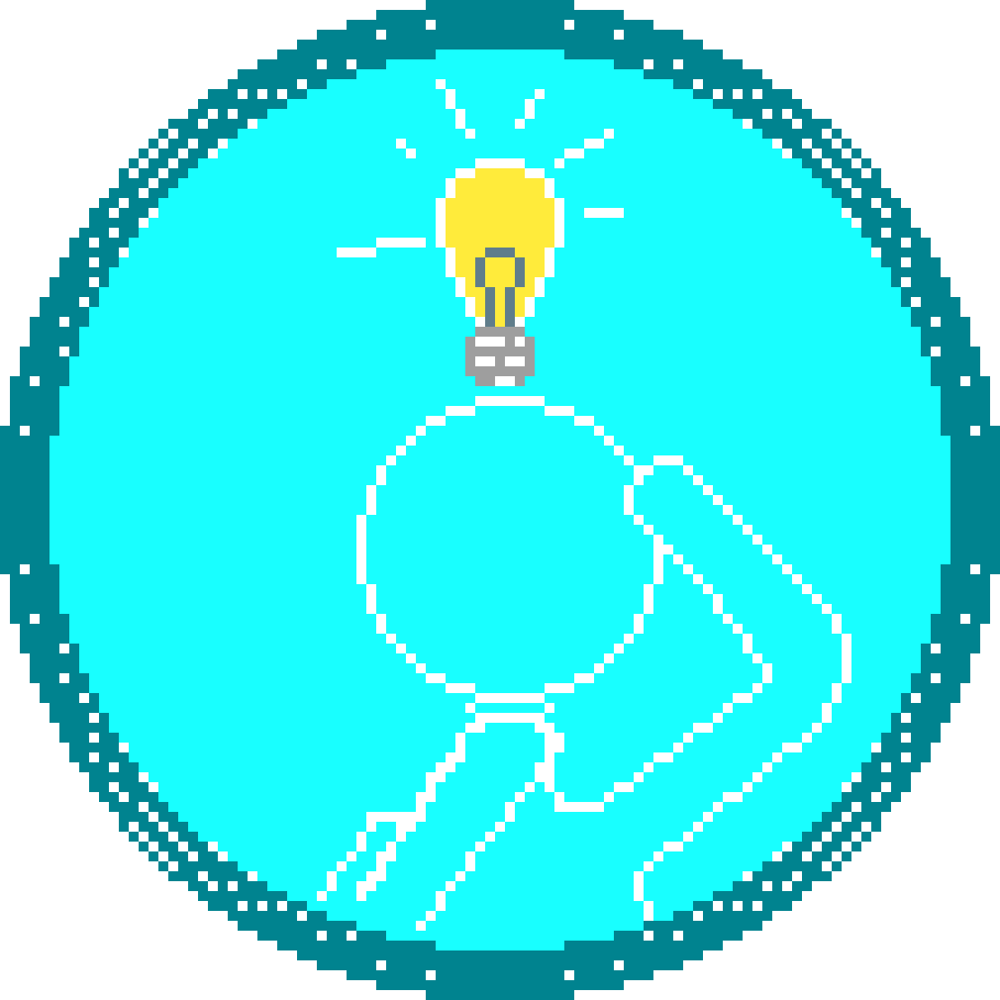 Thinker Icon - Spicy Label (1111x1111), Png Download
