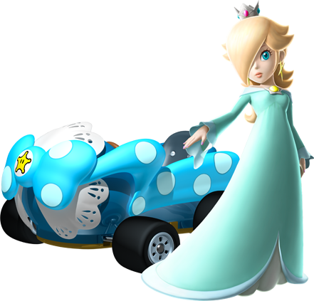 Image Rosalina Mario Kart Princess Rosalina Mario Kart - Mario Kart Deluxe 8 Rosalina (441x423), Png Download
