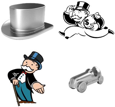 Monopoly 2007 With Faster Play Speed Die Board Game (400x400), Png Download