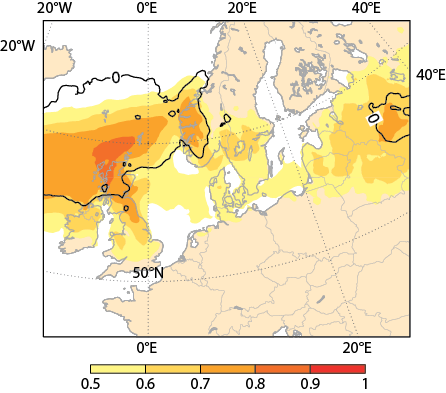 Ensemble Wave Forecasts And Observations - Observation (446x393), Png Download