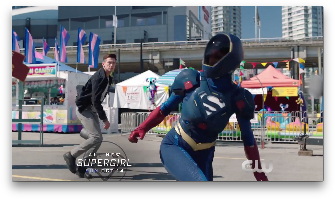 Kevorkian Directed The Episode With Story By Eric Carrasco - Ahimsa Supergirl (1392x832), Png Download