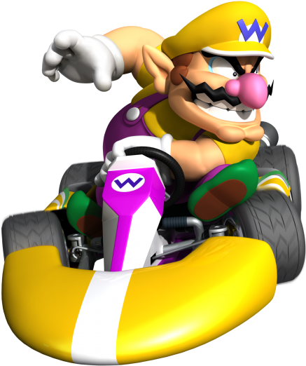 Mario Kart 8 Characters Wario (600x600), Png Download