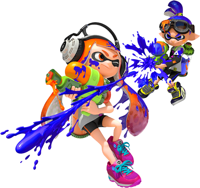 Main Image - Nintendo Splatoon Wii U (646x606), Png Download