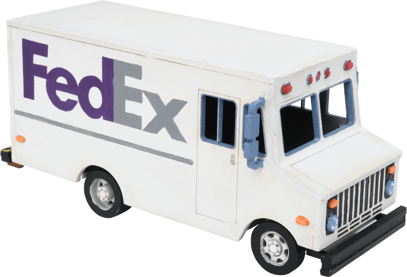 Although This Example Is Painted As A Fed Ex Delivery (1400x955), Png Download