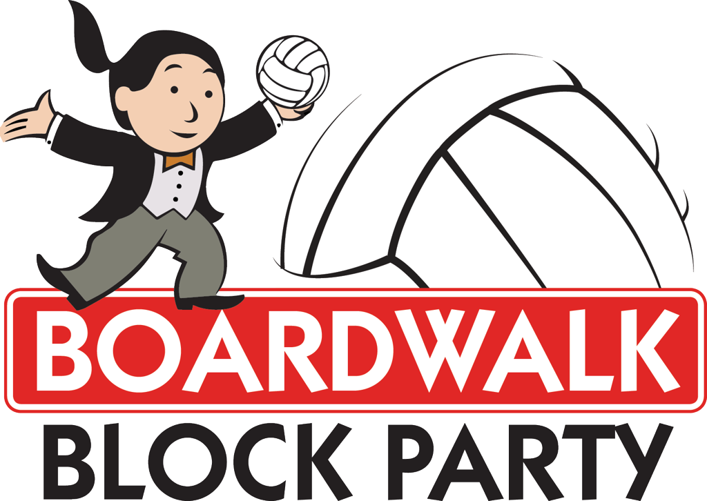 Download Boardwalk Block Party Flyer Volleyball Full Size PNG Image