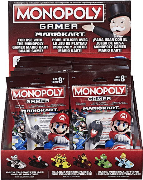 1 Of - Monopoly Gamer Mario Kart Power Packs (600x600), Png Download