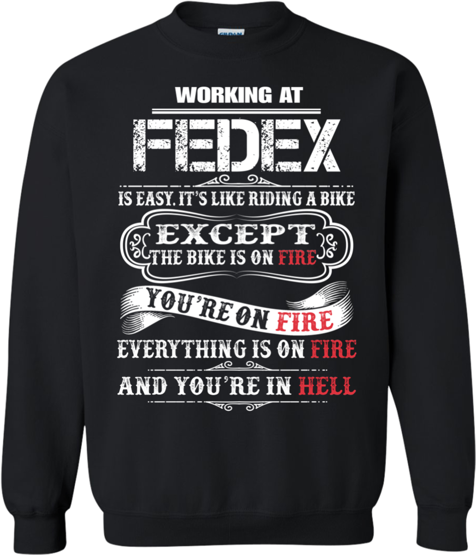Working At Fedex Is Easy Its Like Riding A Bike Except - T Shirt December Girl (1155x1155), Png Download