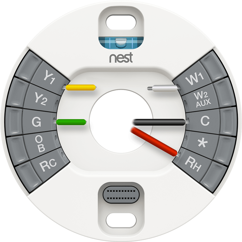 Connect Nest Thermostat, Nest Thermostat Hvac Gateway - Nest 3rd Generation Thermostat Base (1024x1024), Png Download
