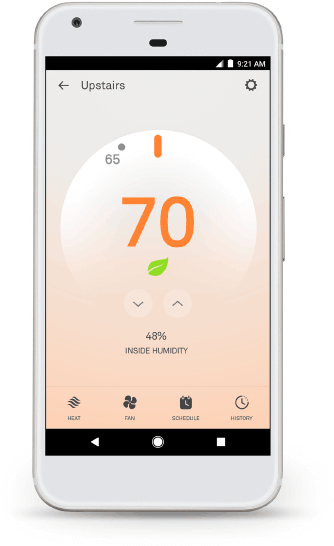 Nest Thermostat E Image - Nest Thermostat E App (600x600), Png Download