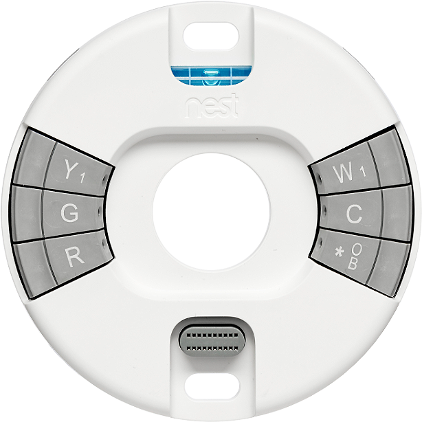 Nest Learning Thermostat - Nest E Thermostat Wiring (652x643), Png Download