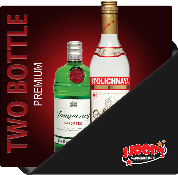 Hoops New York Premium Bottle Service Package - Tanqueray Export Strength Gin 1ltr (800x800), Png Download