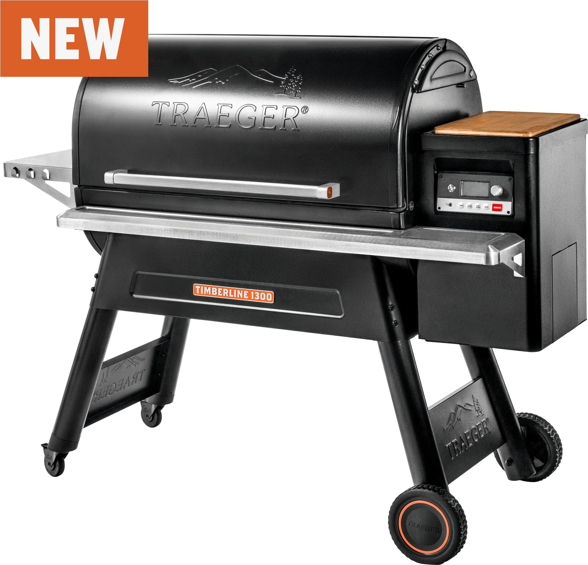 Webber - Traeger Timberline 1300 Wood Pellet Grill - Tfb01wlb (2000x2000), Png Download