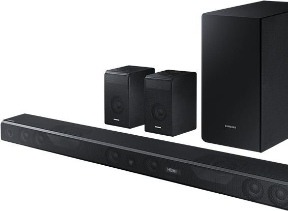 Samsung Atmos Soundbar - Samsung Sound Bar Price Philippines (720x446), Png Download