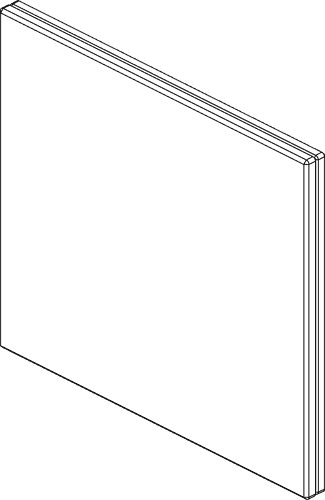 3d View - Vimar Abdeckrahmen 21664.71 (325x500), Png Download