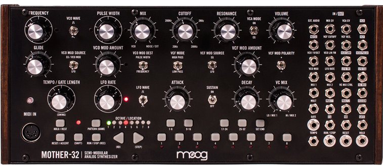 Mother 32 Semi Modular Synthesizer - Moog Moog Mother-32 Tabletop / Eurorack Semi-modular (800x800), Png Download