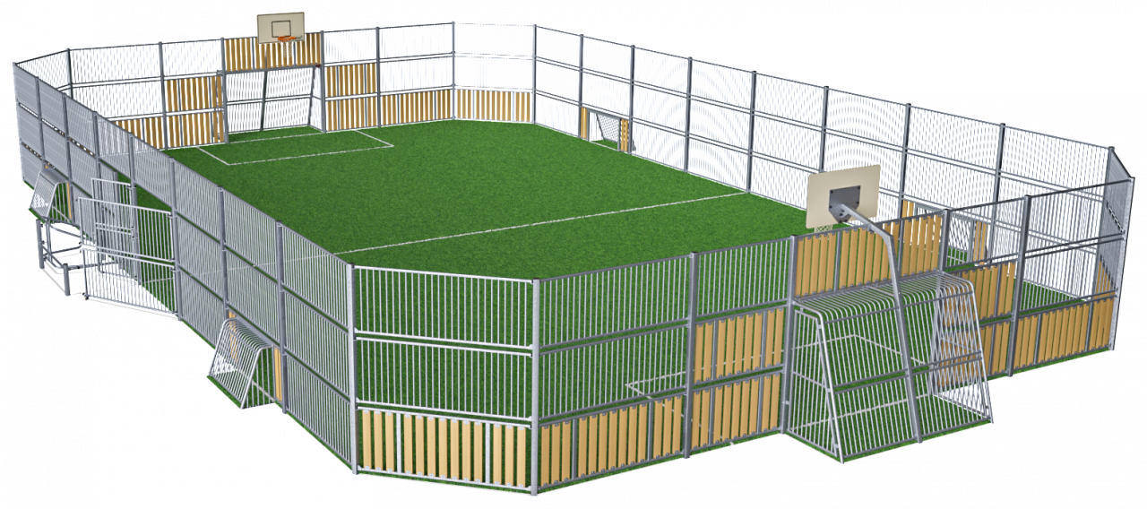 Download - Soccer-specific Stadium (1280x568), Png Download