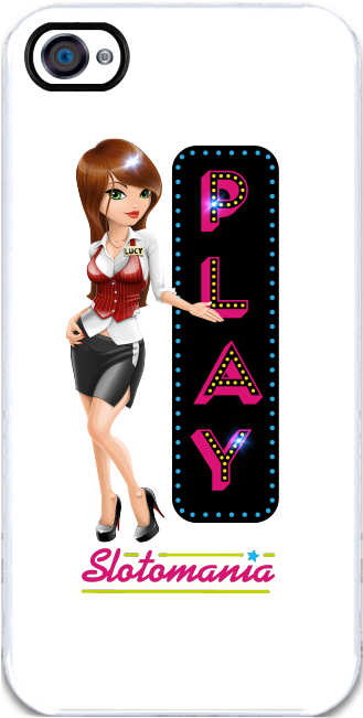 Play With Lucy Iphone 4 Case - Slotomania Lucy (360x658), Png Download
