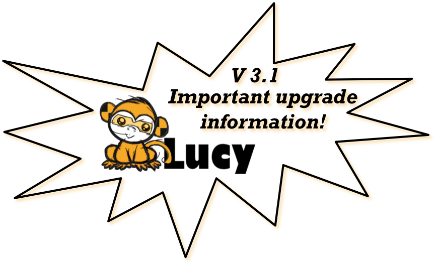 V31 Important Release Information Lucy - Cartoon (866x528), Png Download