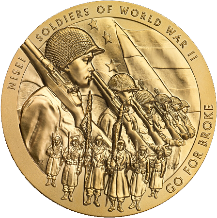 Jacl Cong Med Honor - 442nd Infantry Regiment (500x500), Png Download