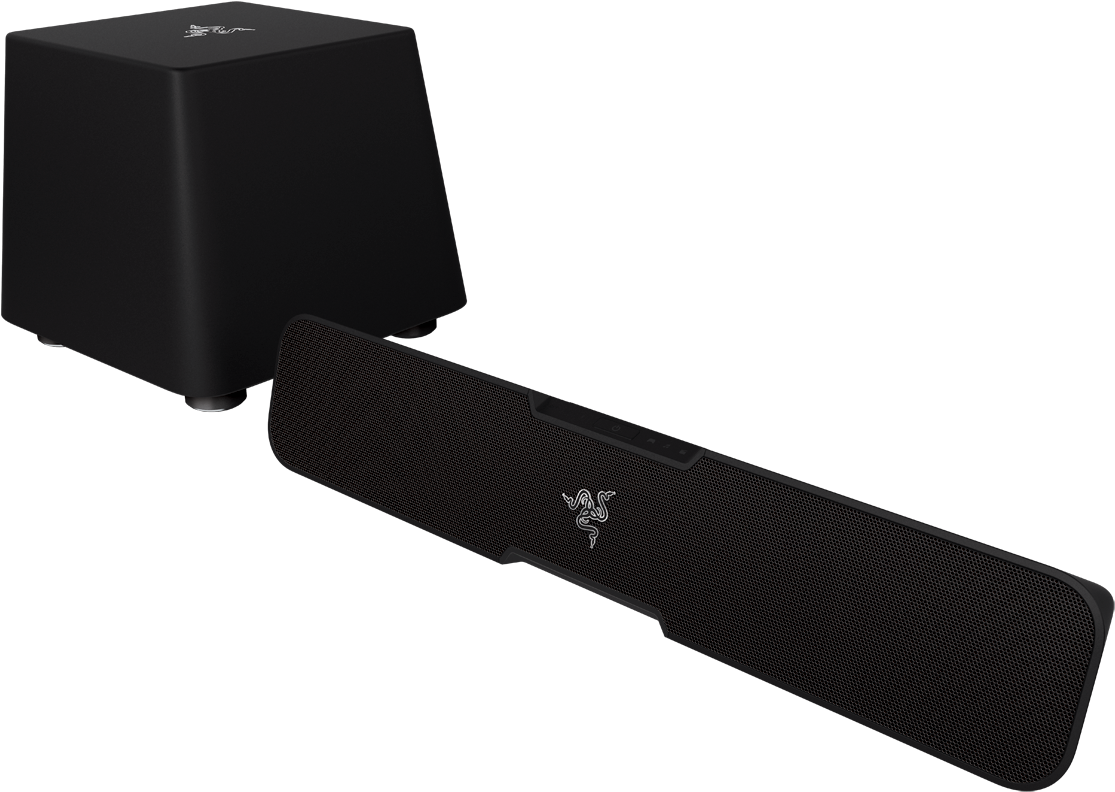 Razer Unveils Leviathan Sound Bar - Razer Leviathan Music Sound Bar (1500x1061), Png Download