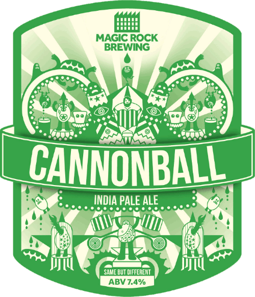Cannonball Is Available At The Bar Now At £4 - Magic Rock Craft Magic (500x581), Png Download