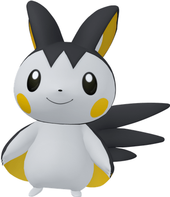 Pokemon Emolga - Pokedex 3d Png (400x400), Png Download