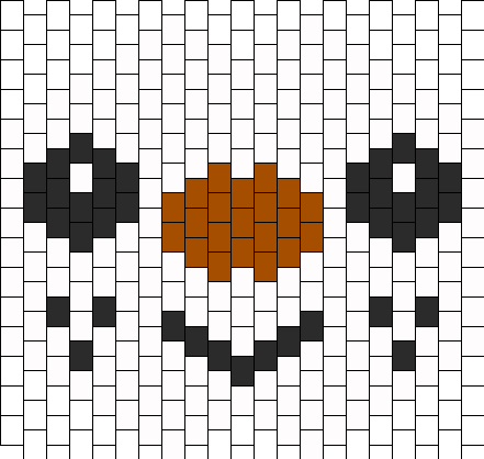 Oshawott Mask Bead Pattern - Surgical Kandi Mask Pattern (441x418), Png Download