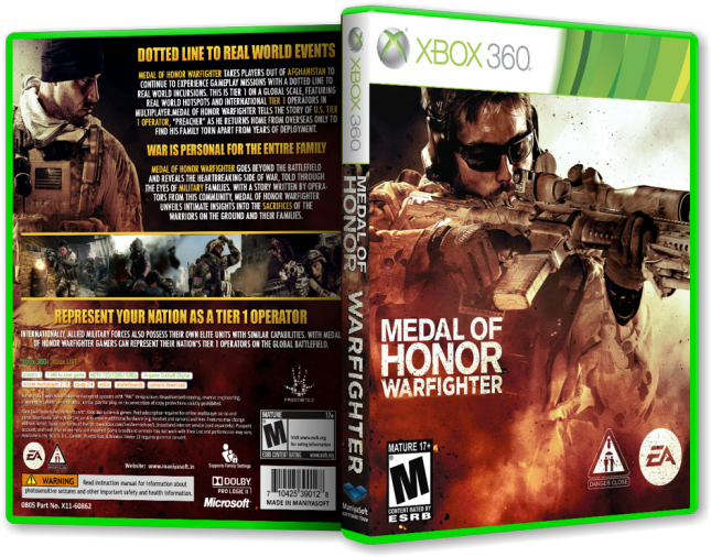Medal Of Honor - Medal Of Honour Game Case (700x525), Png Download