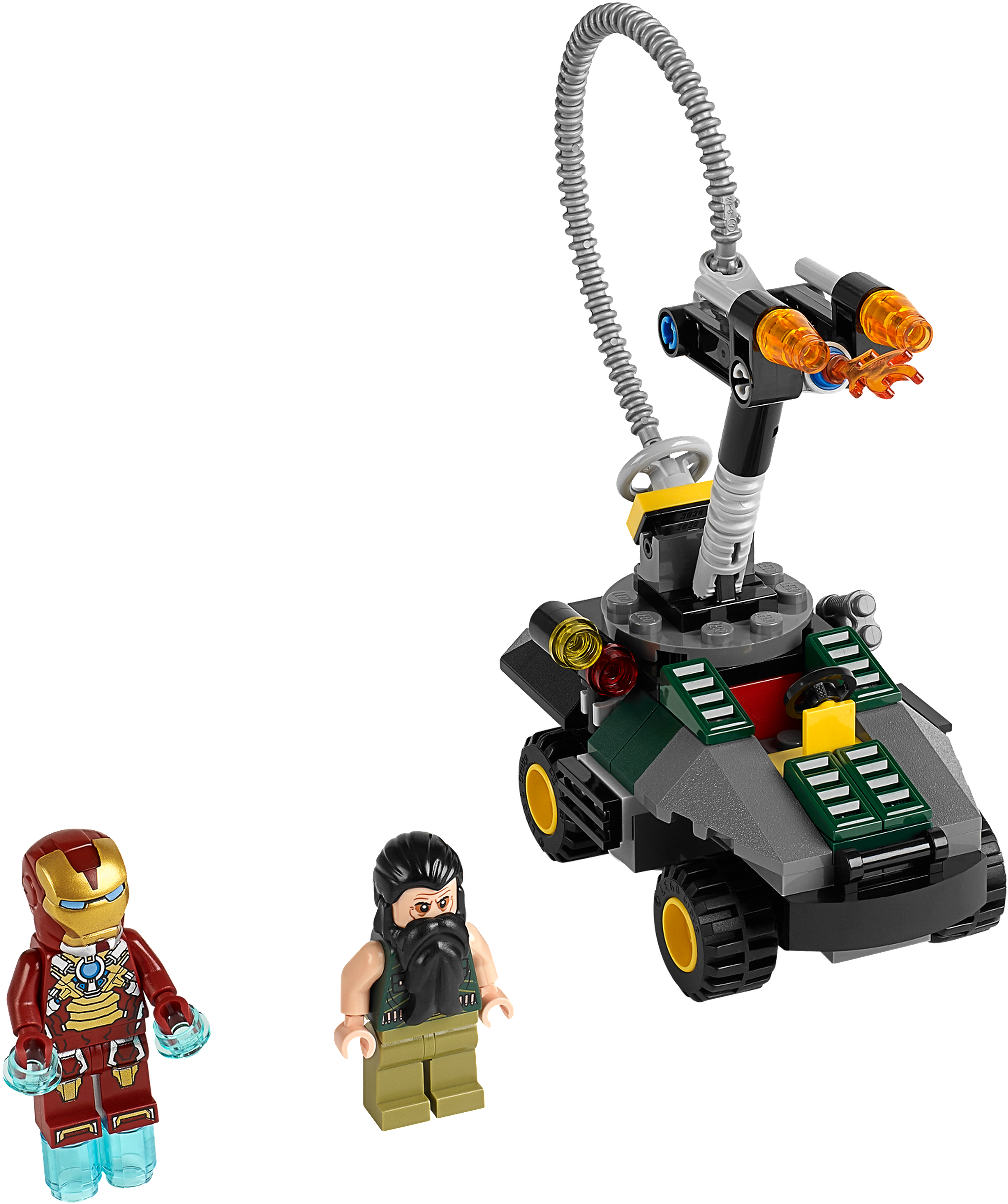 76008 Png Lego Man Png - Lego Iron Man Vs The Mandarin (4000x3000), Png Download