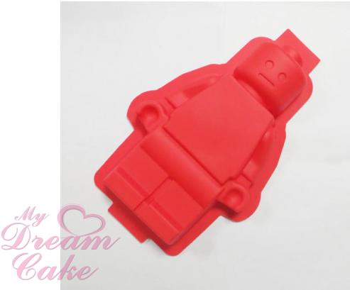 Lego Man Minifigure Robot Mould / Building Blocks Silicone - Teddy Bear (600x408), Png Download