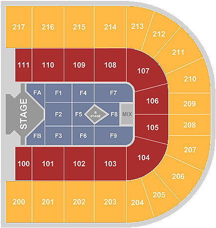 The King Romeo Santos, Seat Map - Diagram (500x500), Png Download