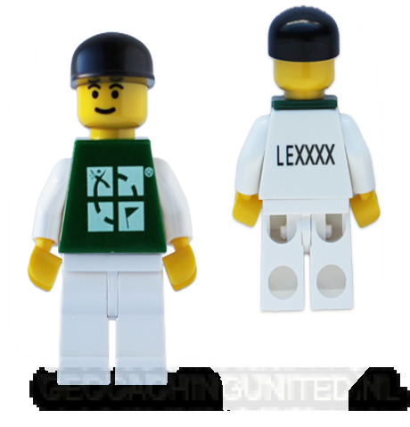 Trackable Lego™ Figure - Lego Man With Black Hat (500x501), Png Download