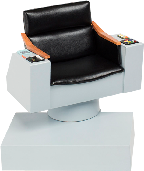 Star Trek Sixth Scale Figure Related Product Captains - Star Trek 1 6 Scale Captain's Chair (480x570), Png Download