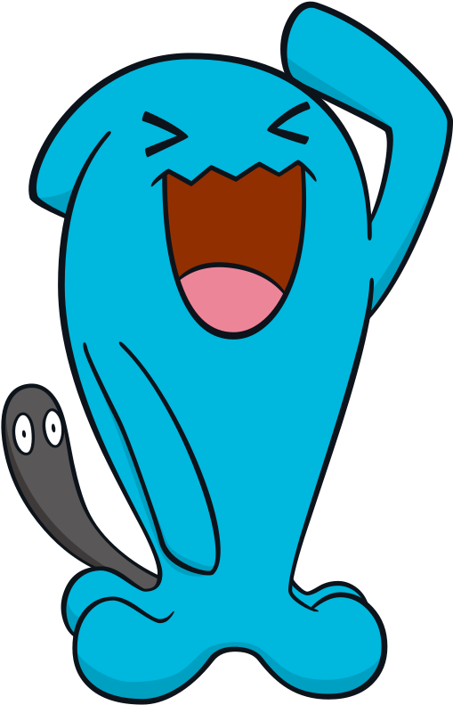 Wobbuffet Global Link Artwork - Pokemon Wobbuffet (515x800), Png Download