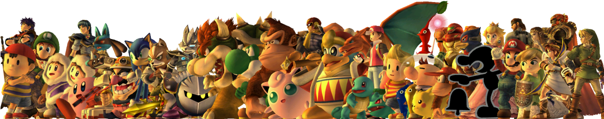 The Series Has Unlock Falco In Super Smash Bros Melee - Super Smash Bros Brawl Cliff (1200x300), Png Download