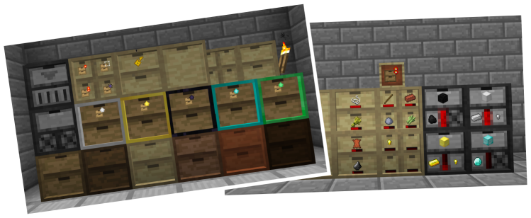 Storage Drawers Mod 2 - Status Upgrade Storage Drawers (749x308), Png Download